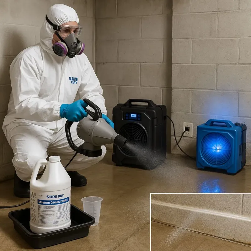 Sanitization and Odor Removal process in Brighton, IL